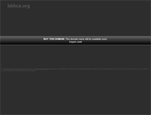 Tablet Screenshot of bbhca.org